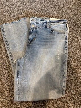 Maurice’s Light Wash mid-fit mid-rise boot ankle Jeans - Light Blue 14 Long NWT